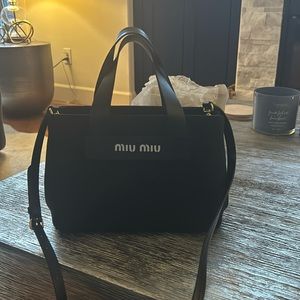 Authentic miu miu black crossbody
